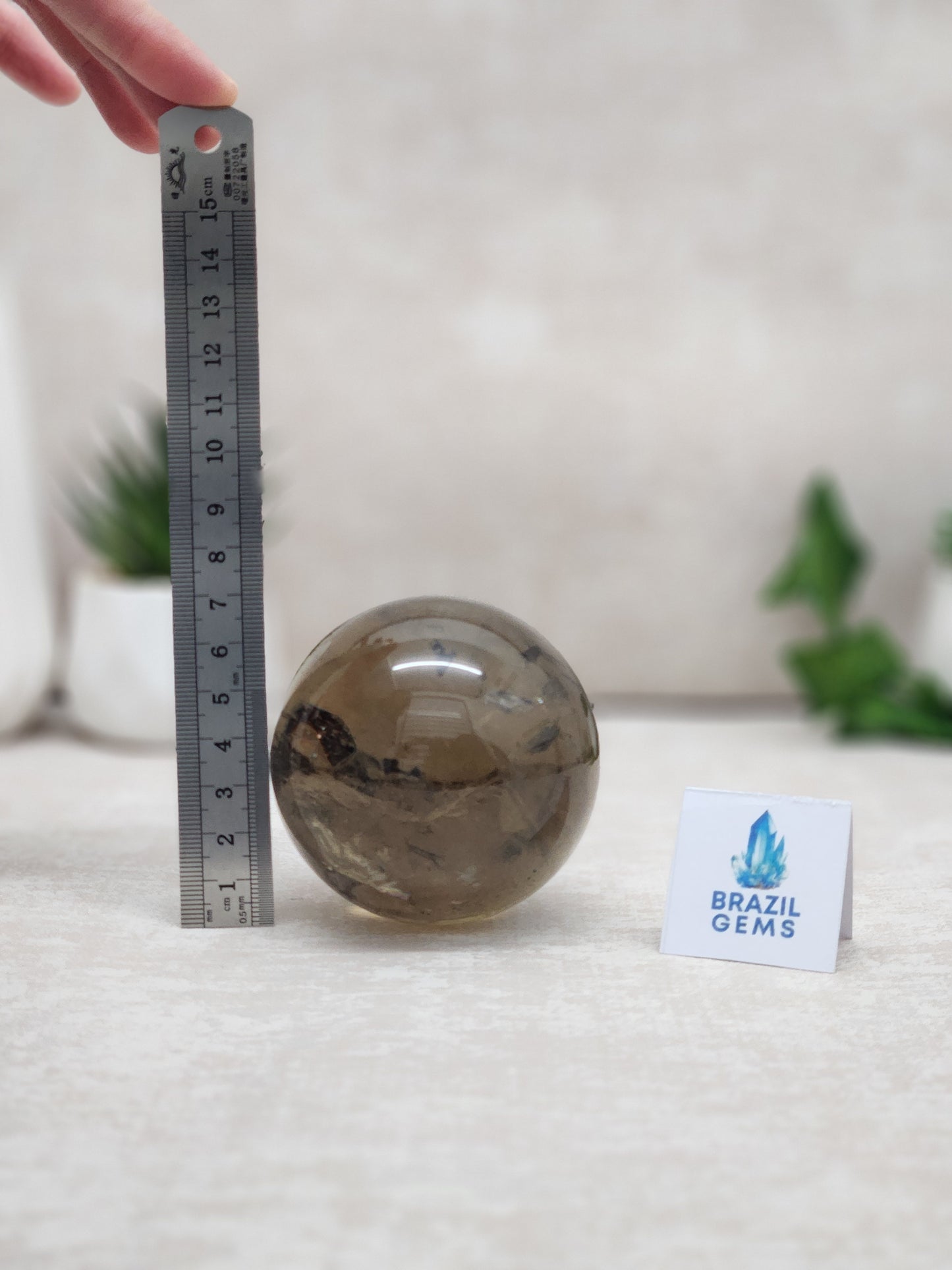 Smoky Quartz Sphere