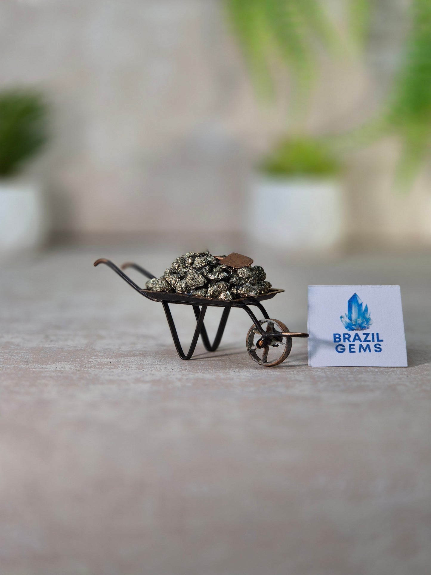 Pyrite Wheelbarrow