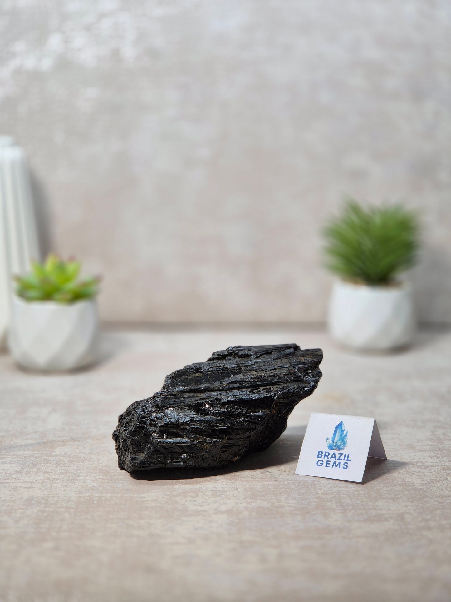 Raw Black Tourmaline Chunk