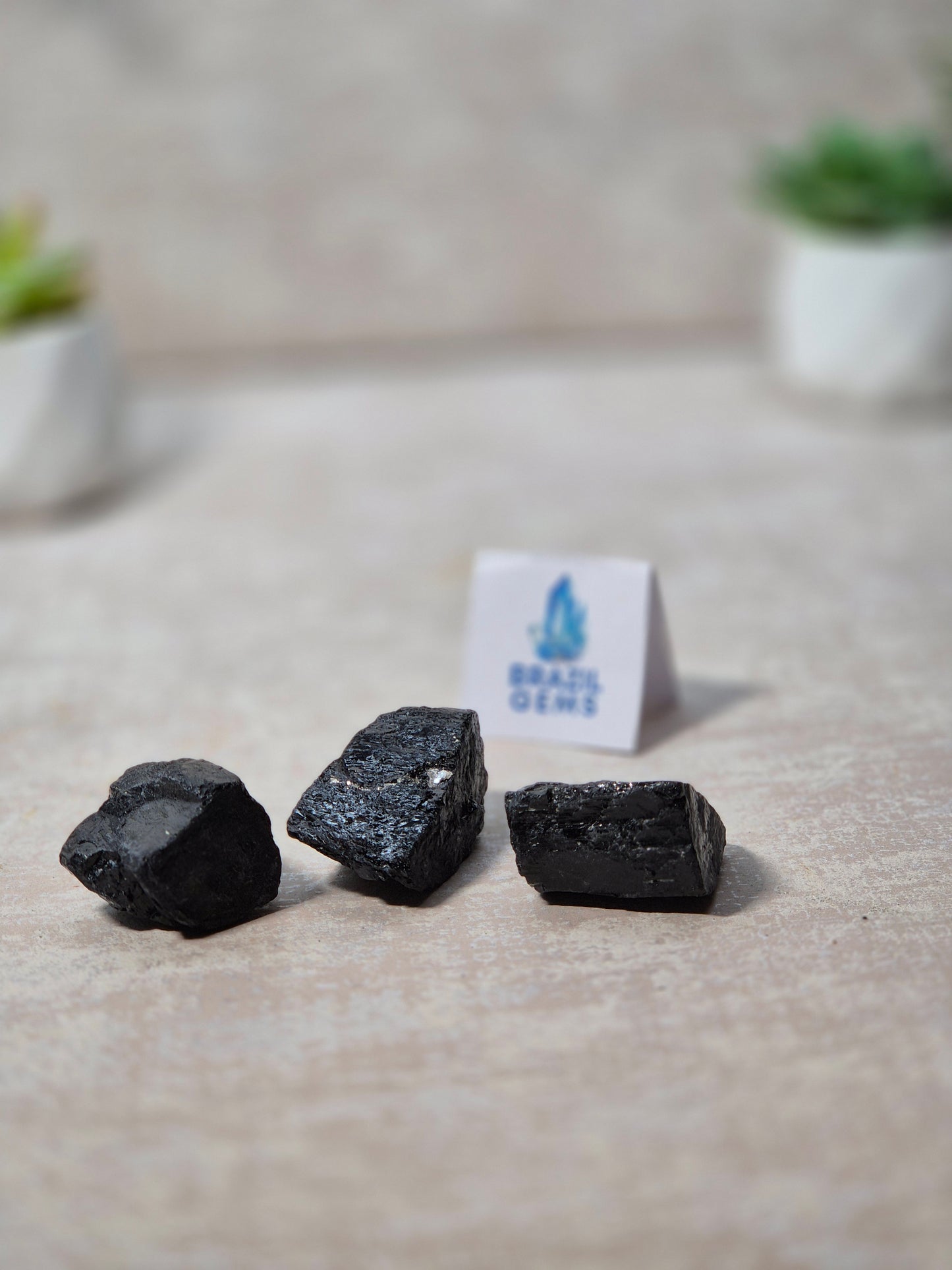 Raw Black Tourmaline Chunk