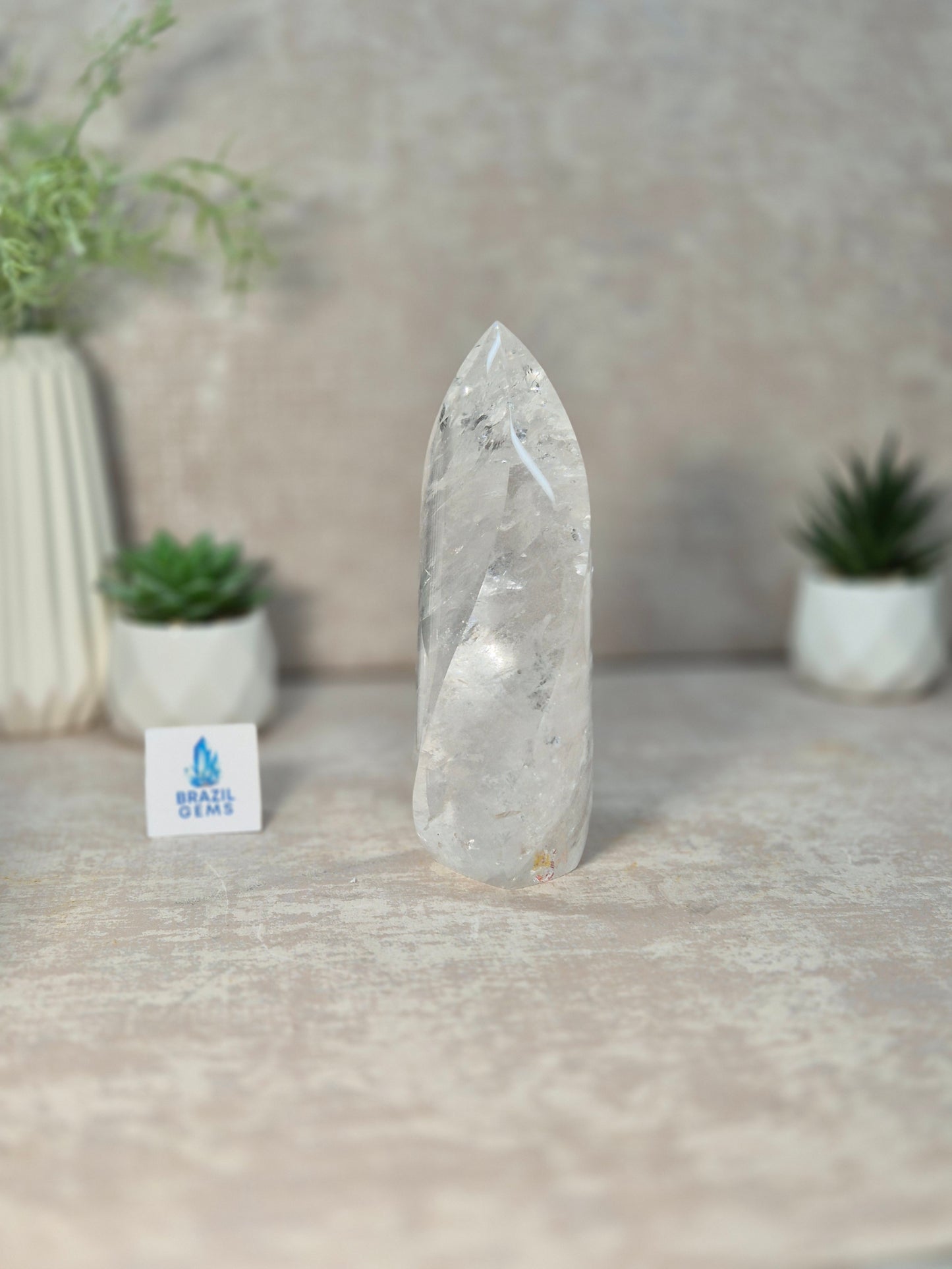 Lemurian Quartz Flame