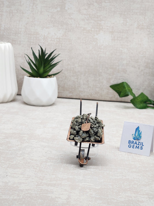 Pyrite Wheelbarrow