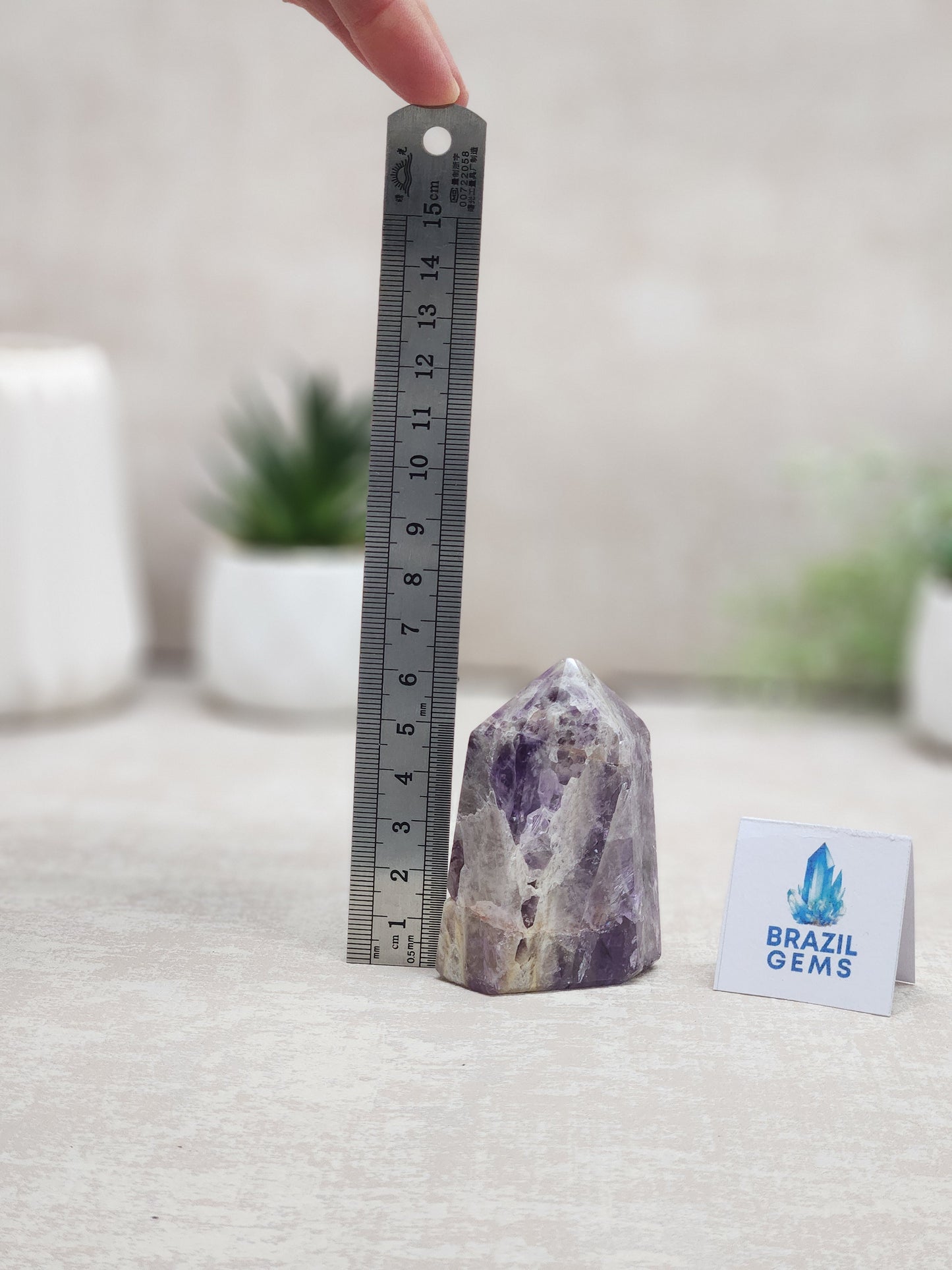 Amethyst Chevron Point