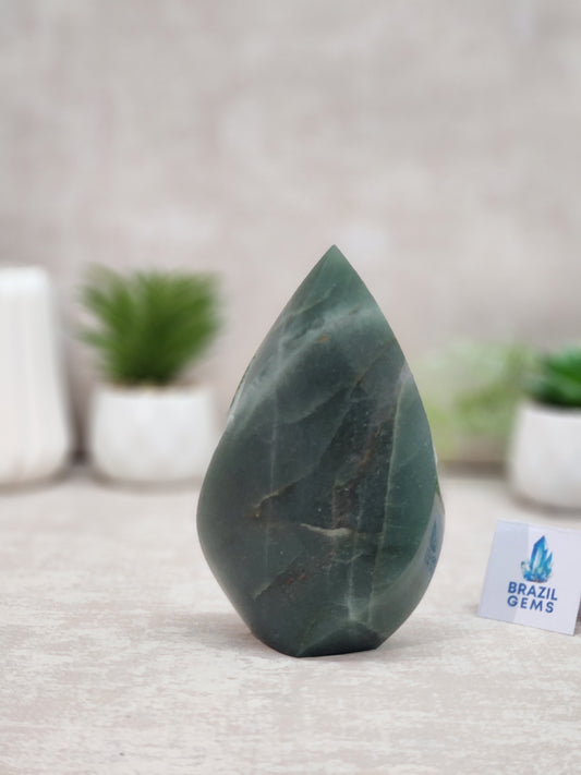 Green Aventurine Flame