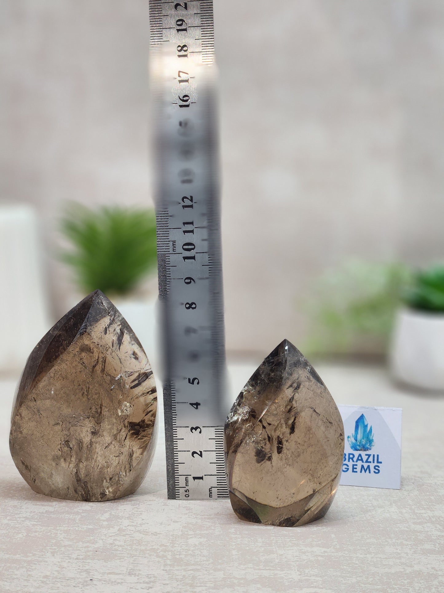 Smoky Quartz Flame