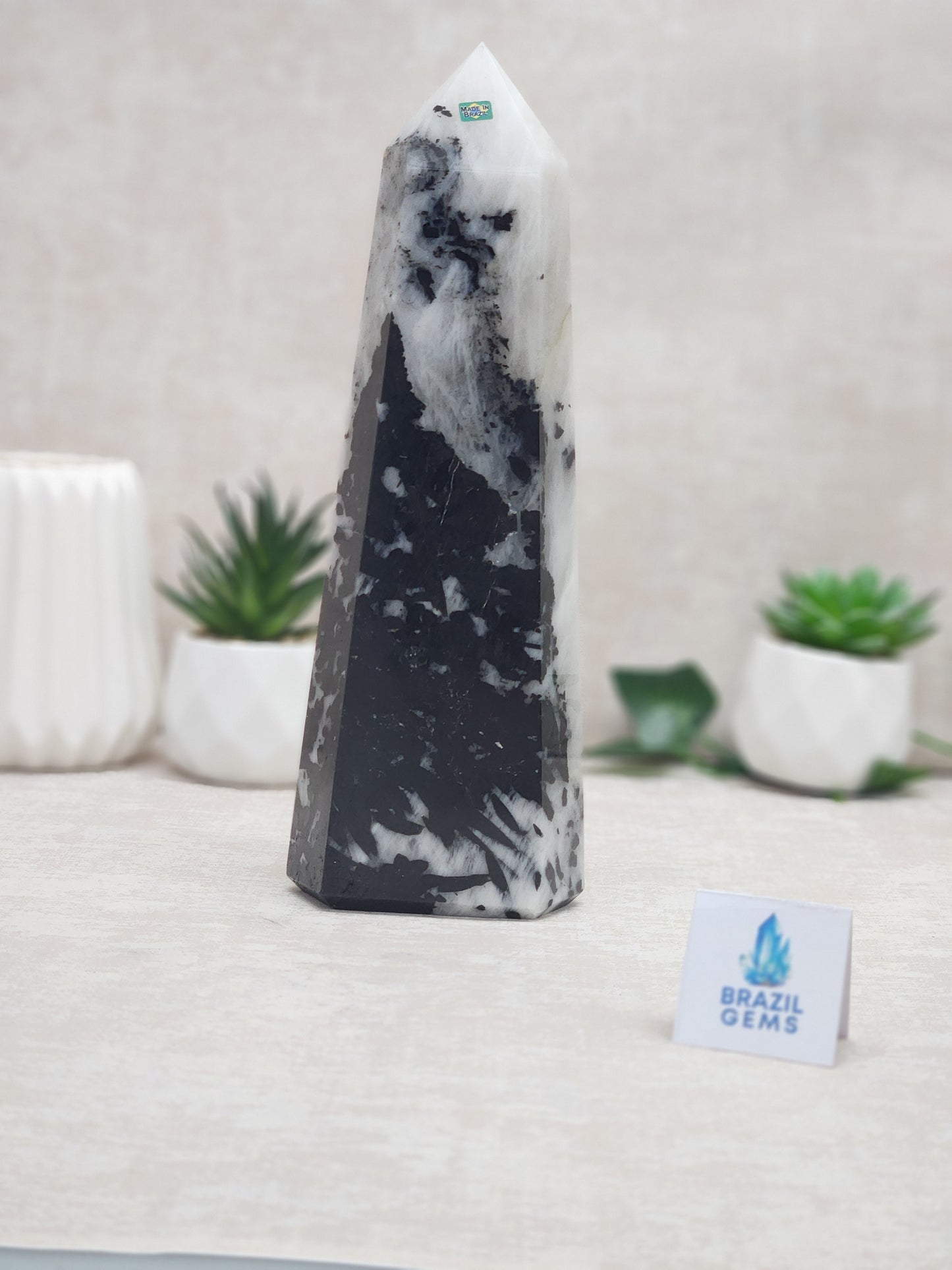 Tourmalated Quartz Point