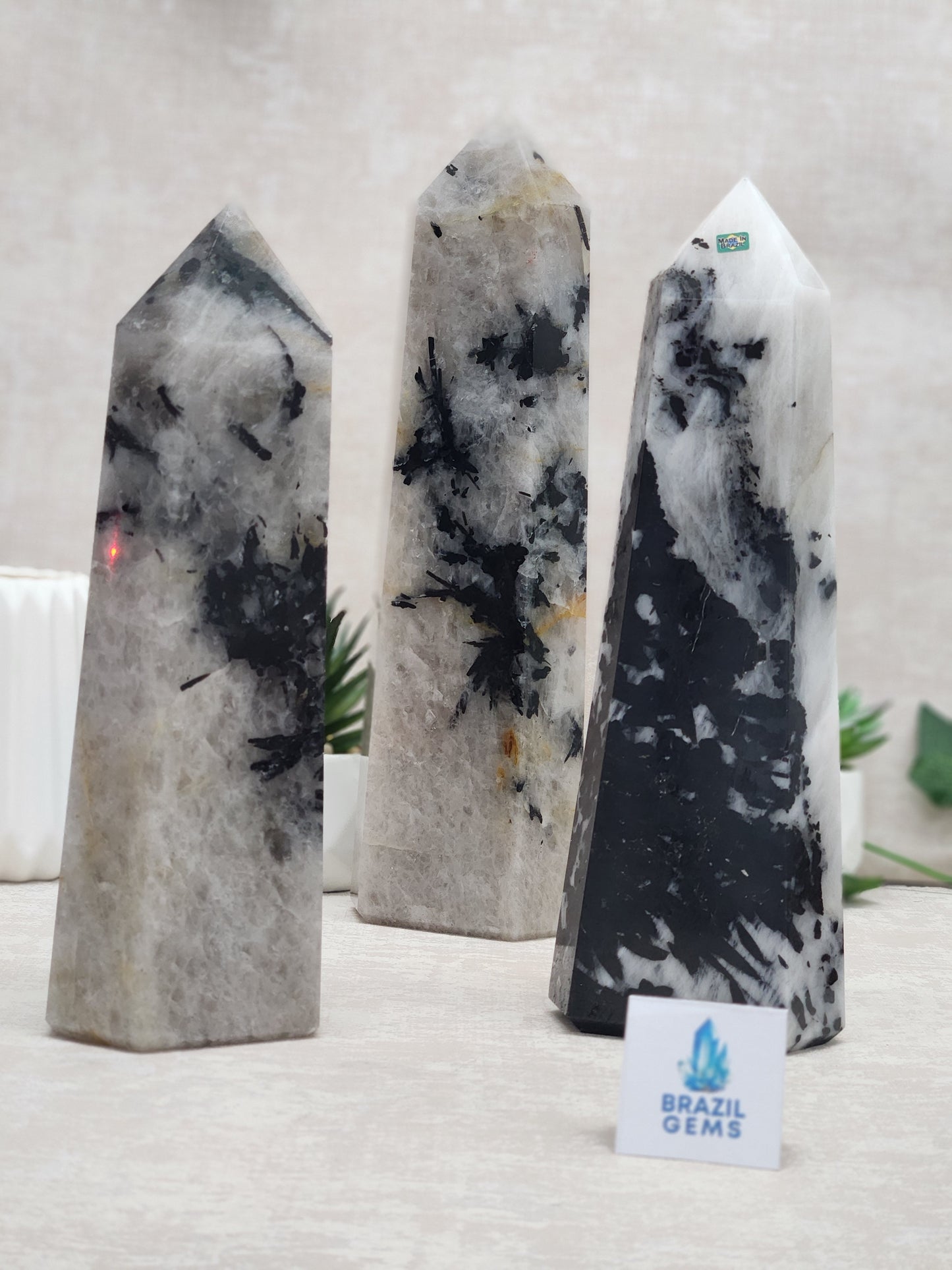 Tourmalated Quartz Point