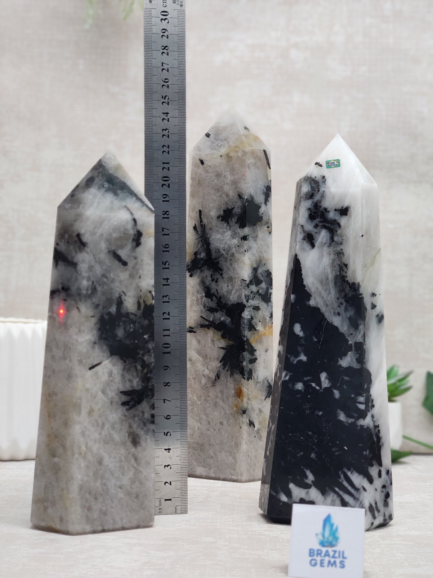 Tourmalated Quartz Point