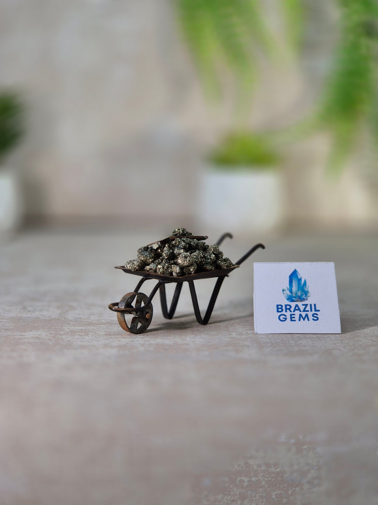 Pyrite Wheelbarrow