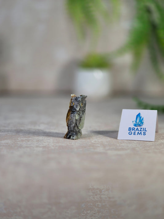 Mosaic Calcite Owl