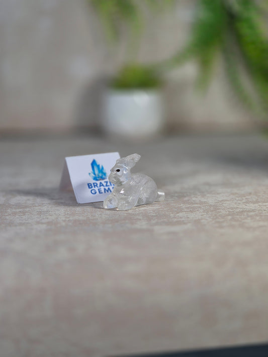 Clear Quartz Rabbit