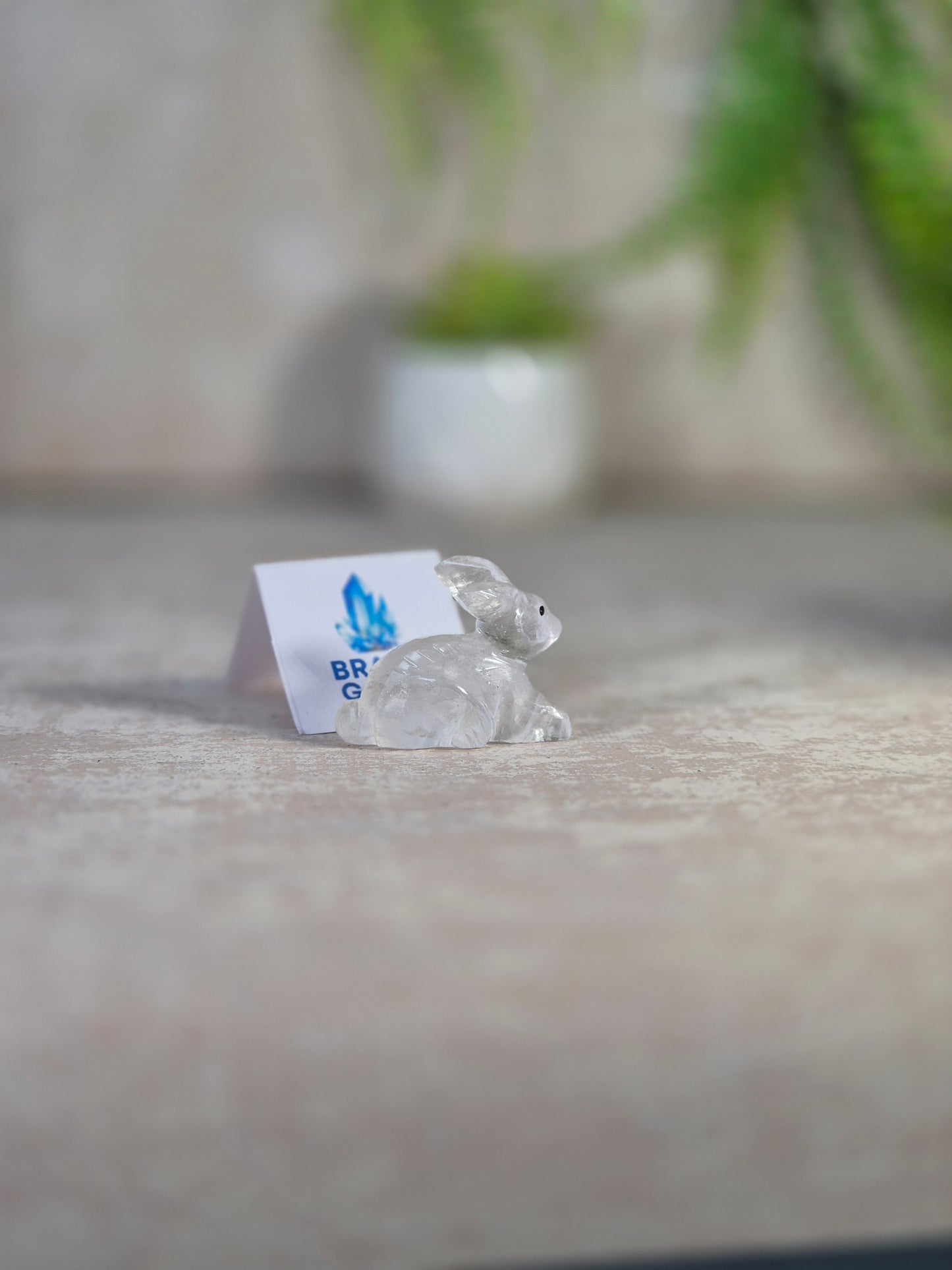 Clear Quartz Rabbit