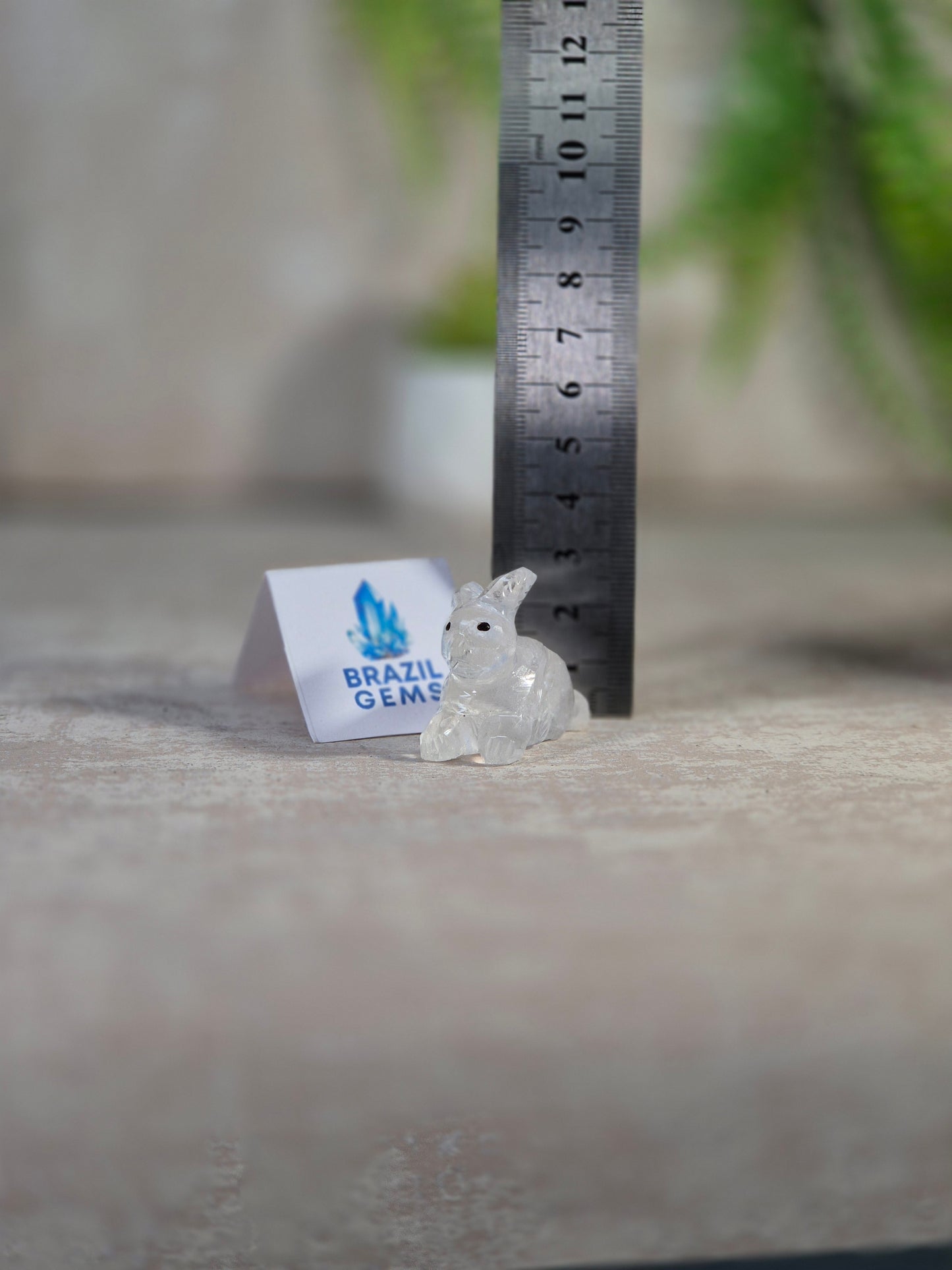 Clear Quartz Rabbit