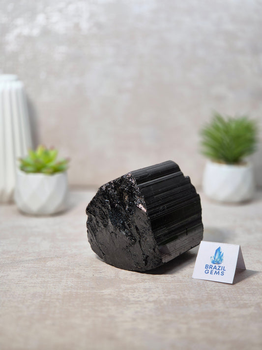 Raw Black Tourmaline Chunk