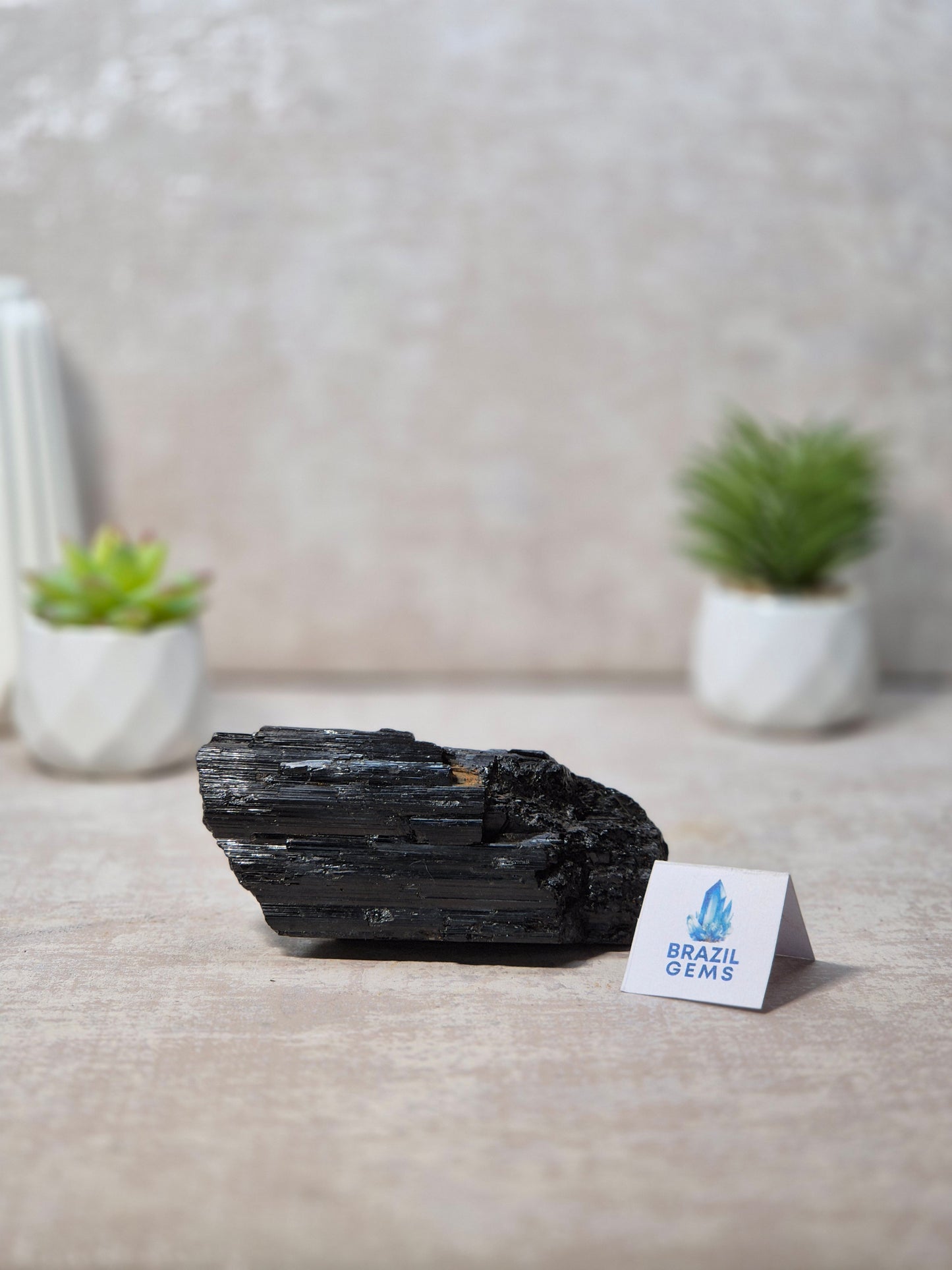 Raw Black Tourmaline Chunk