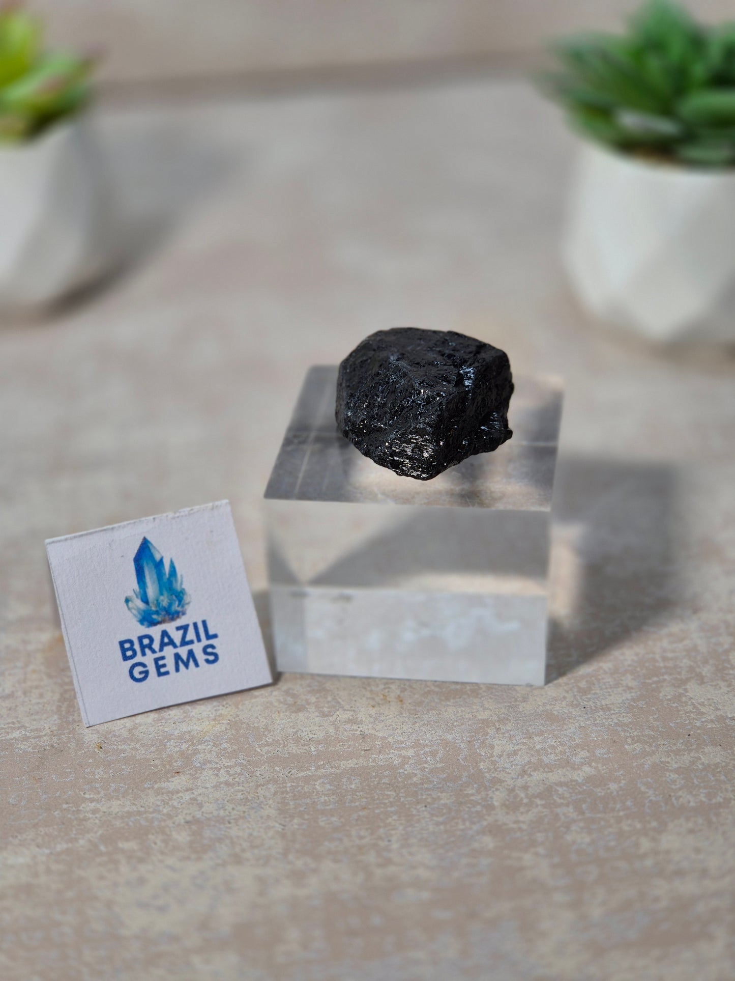 Raw Black Tourmaline Chunk