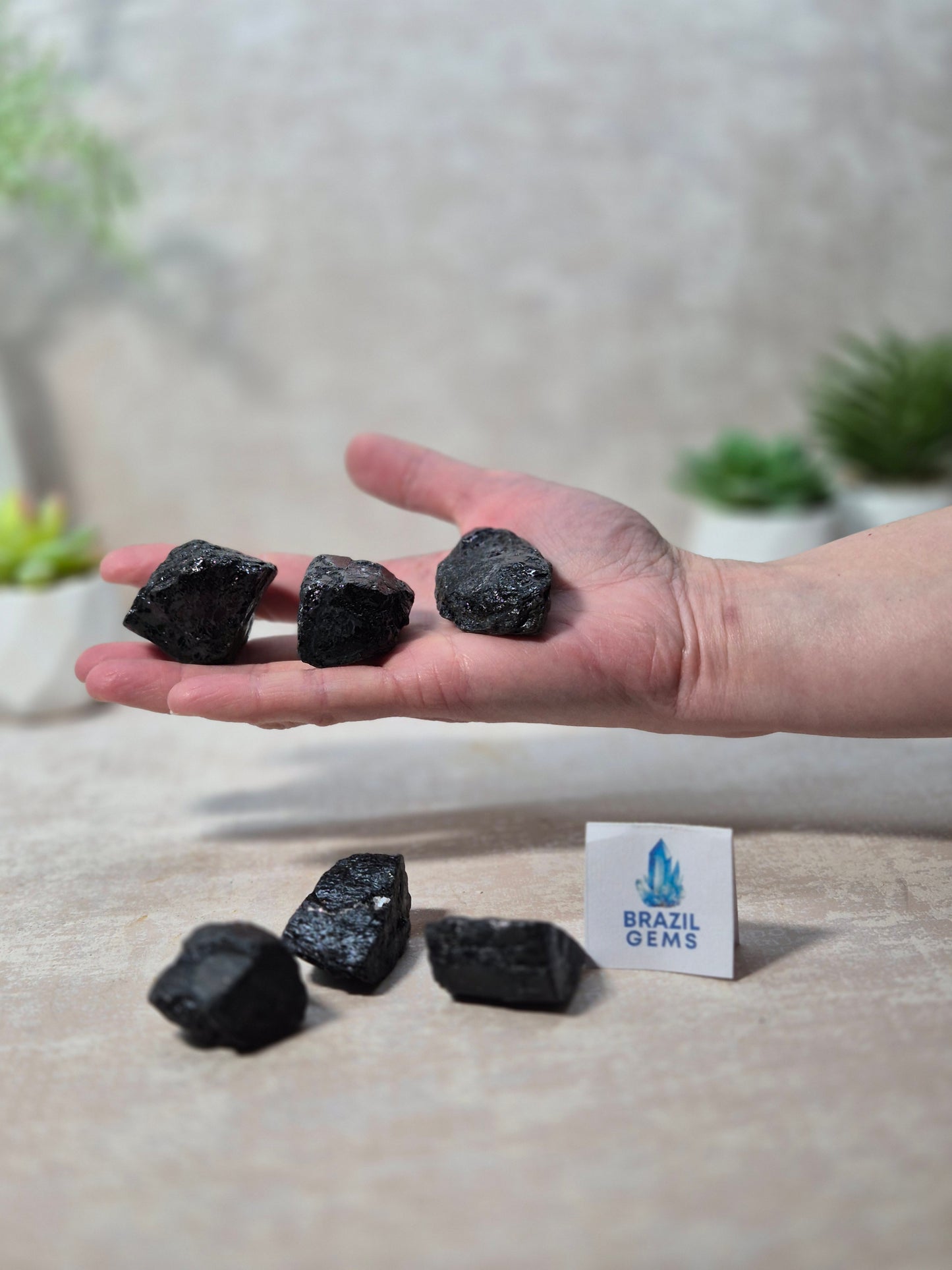 Raw Black Tourmaline Chunk