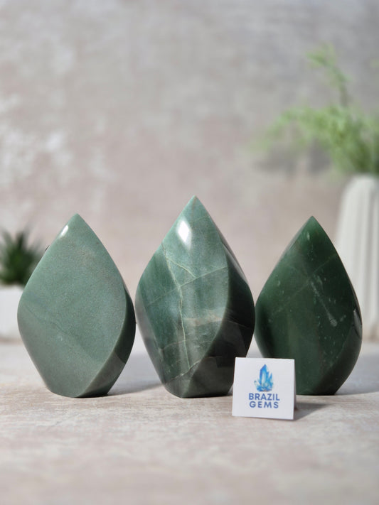 Green Aventurine Flame