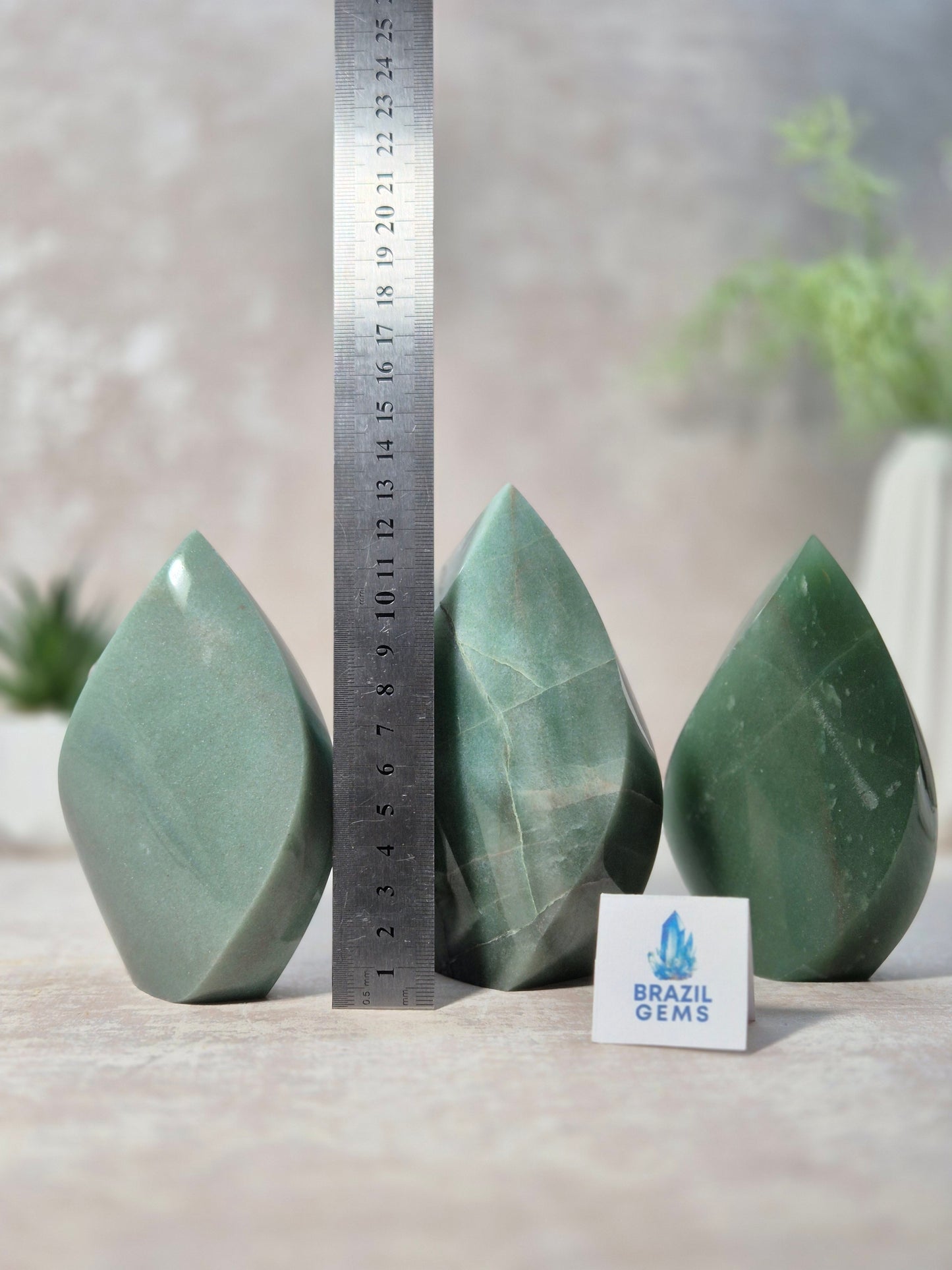 Green Aventurine Flame