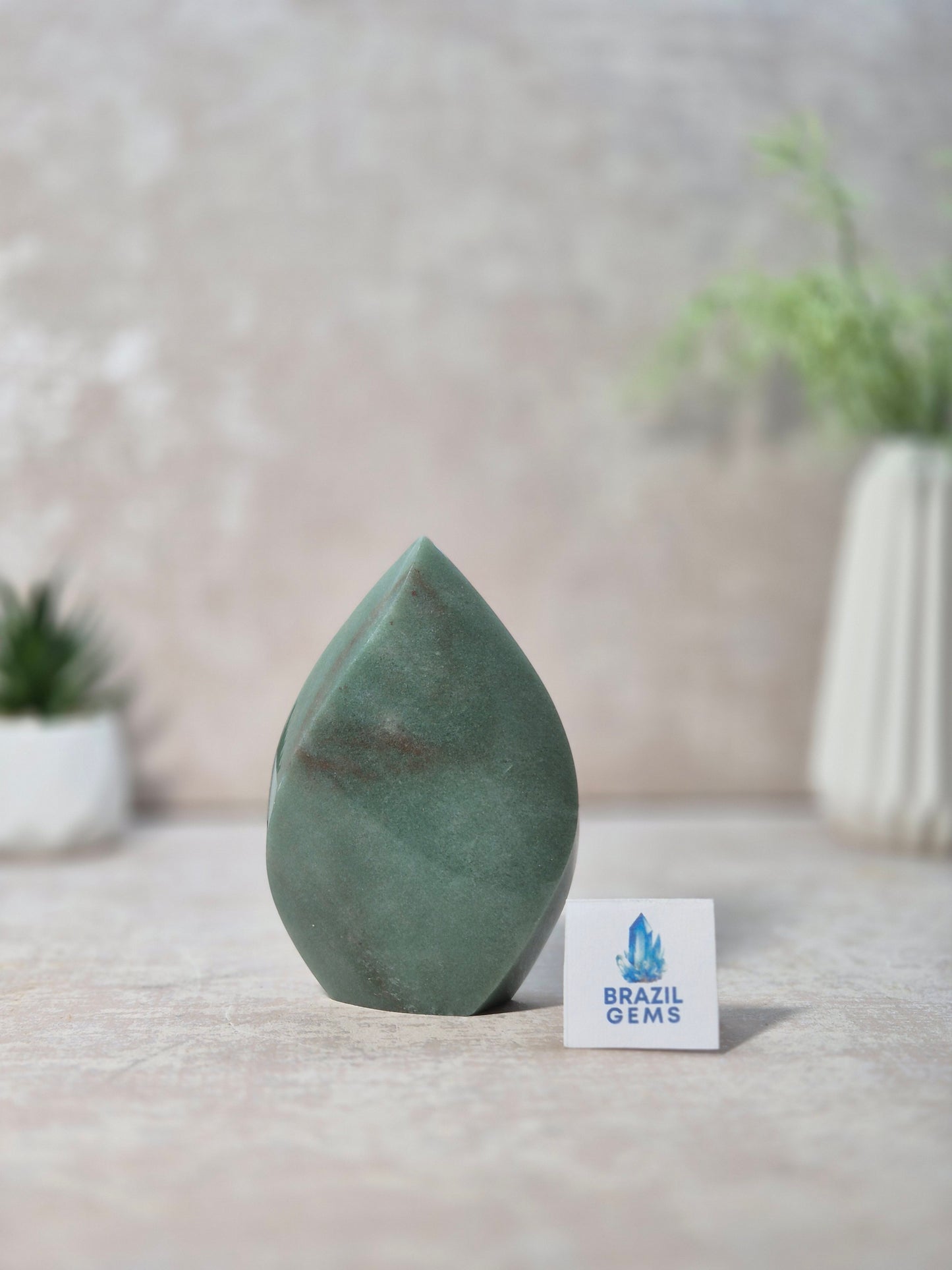 Green Aventurine Flame