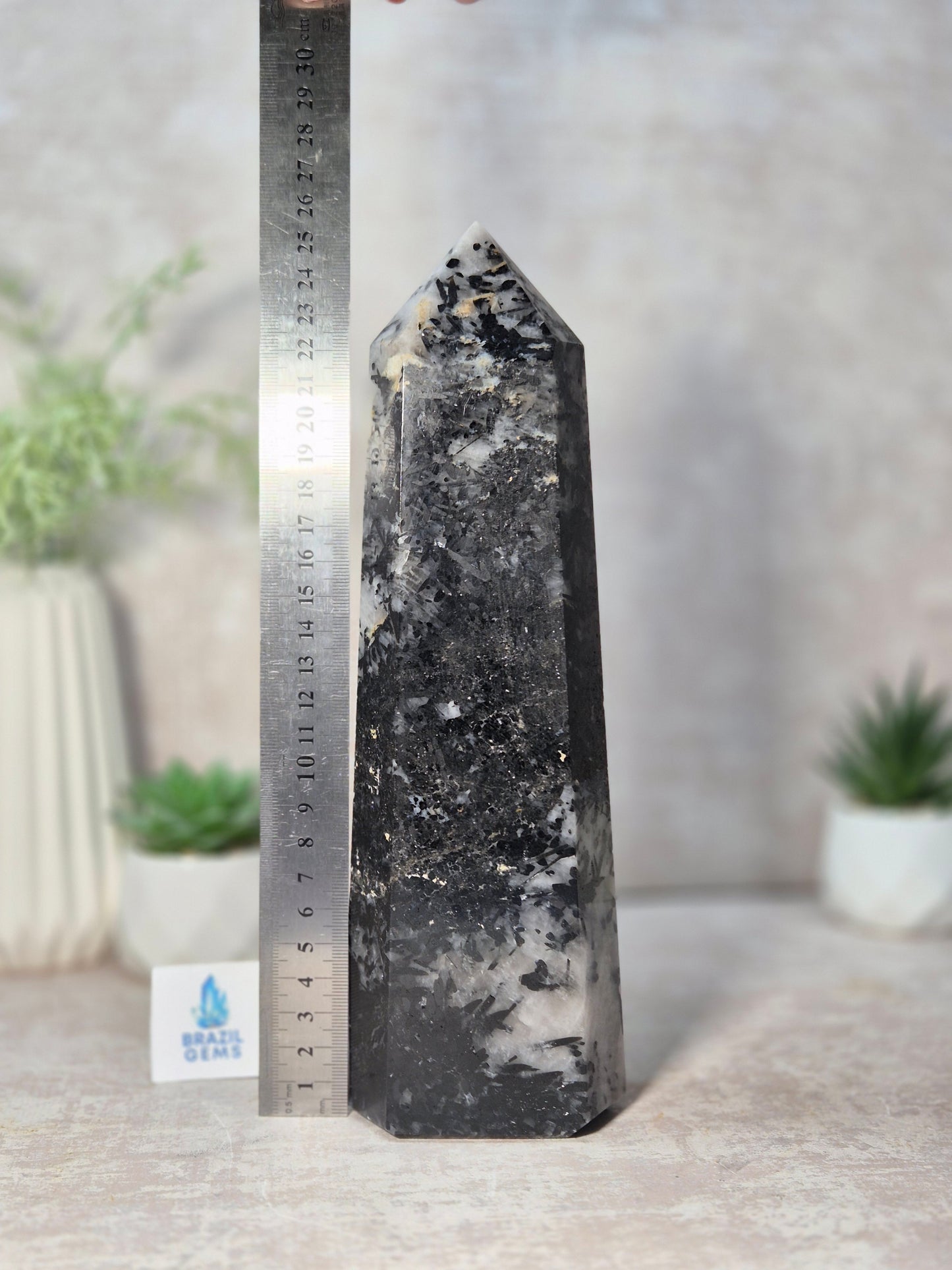Tourmalated Quartz Point