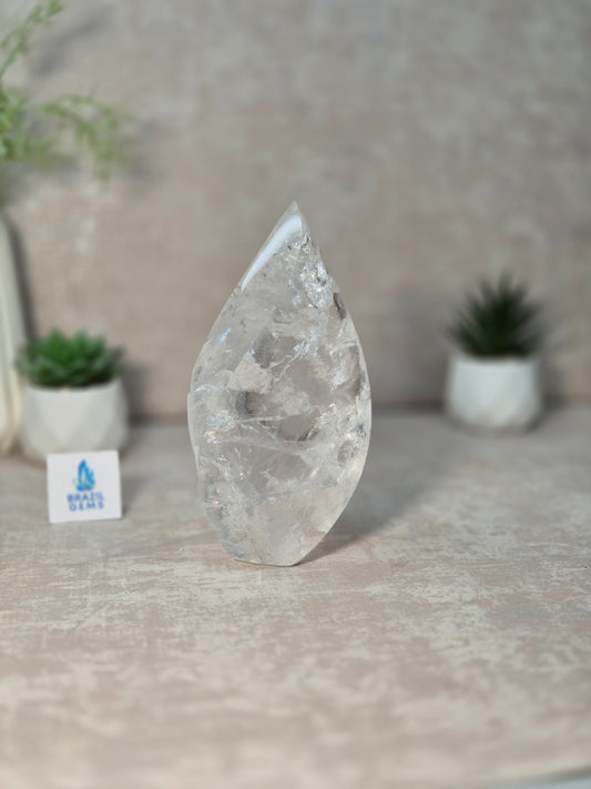 Lemurian Quartz Flame