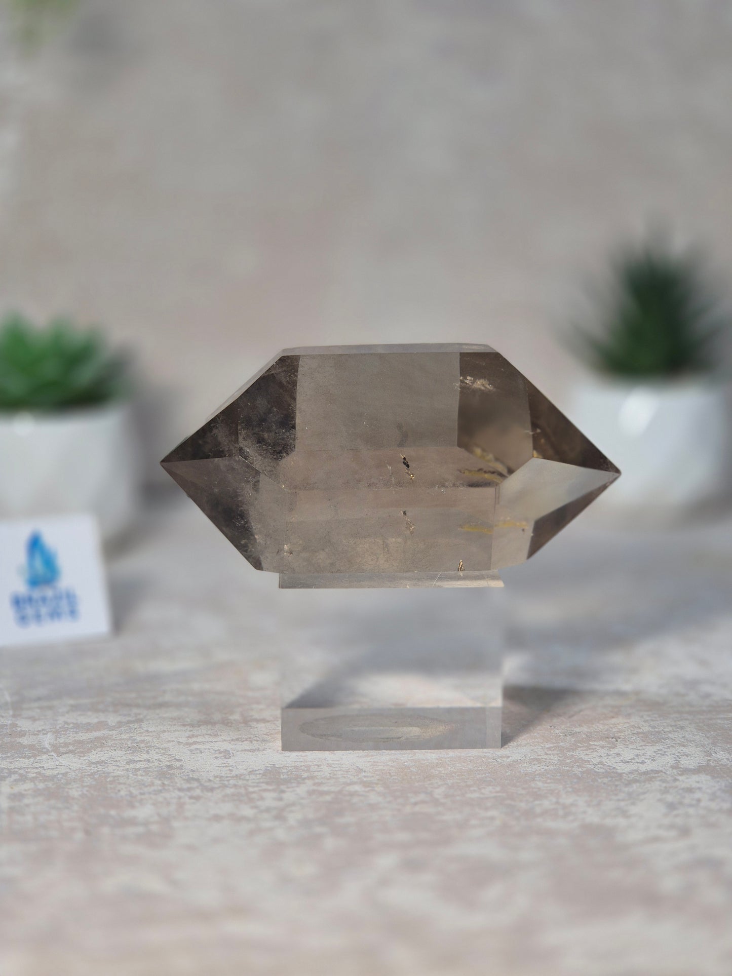 Double Terminated Smoky Quartz