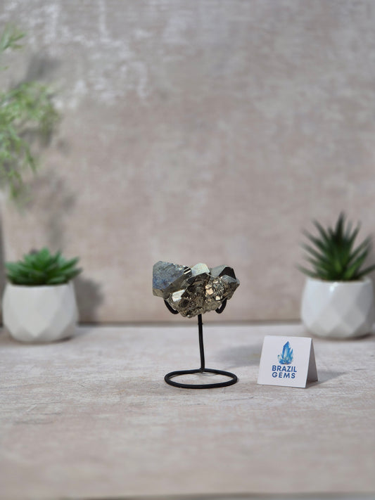 Dodecahedron Pyrite on stand