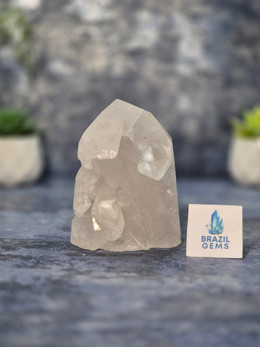 Clear Quartz Pointed Cluster