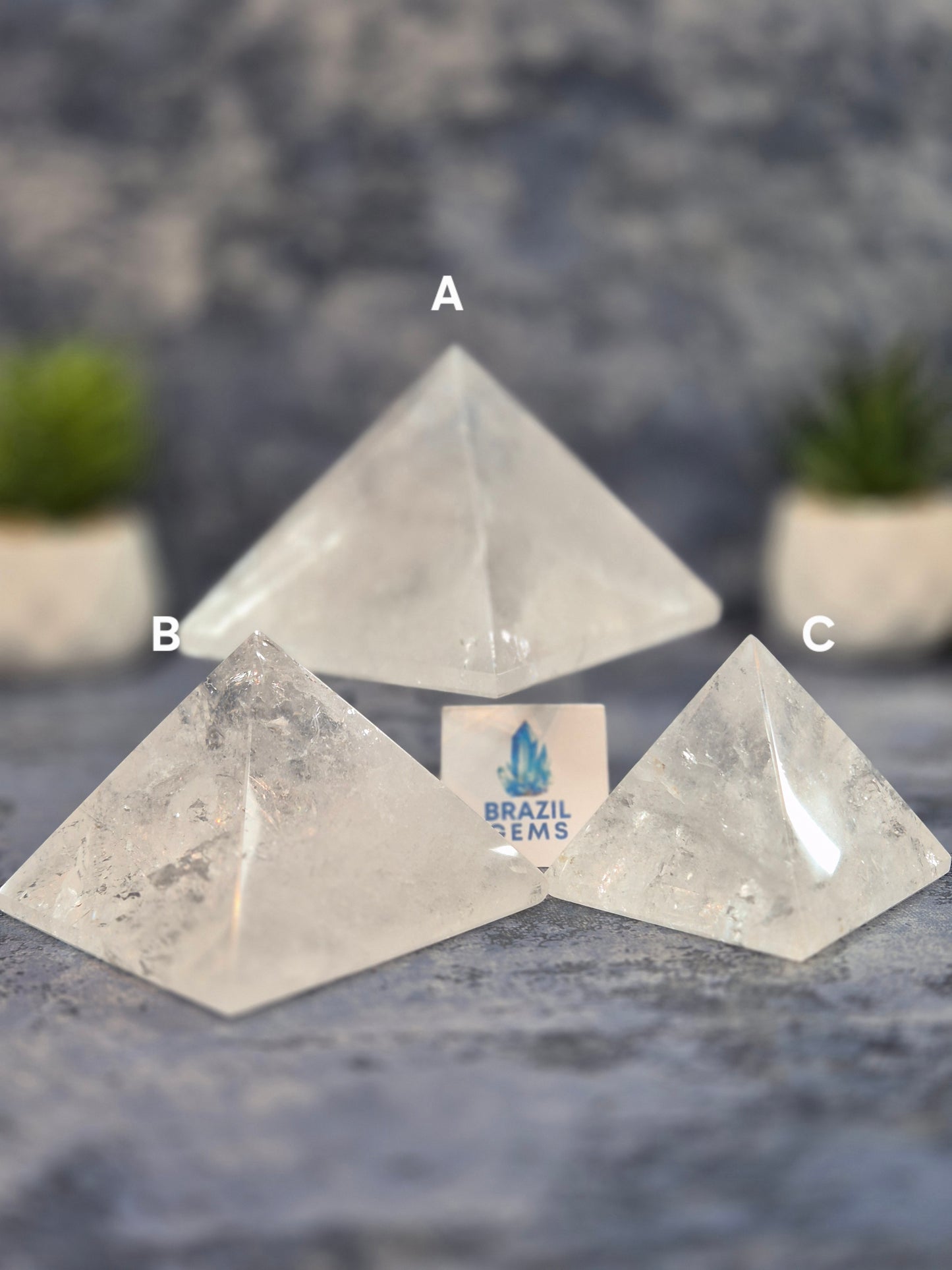 Lemurian Quartz Pyramid
