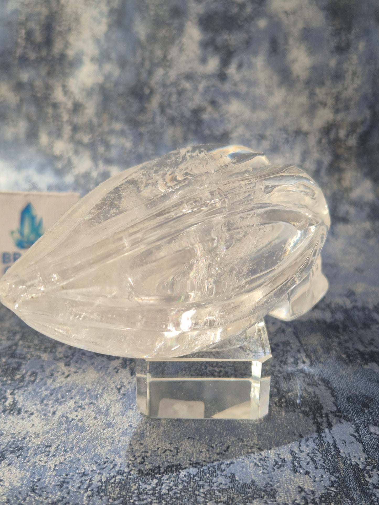 Lemurian Quartz Traveller Skull