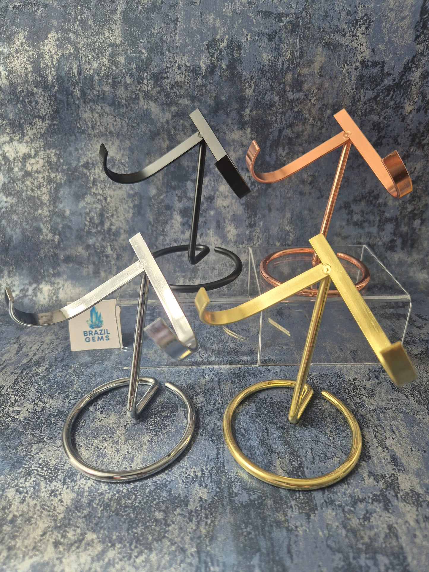 Metal Stand Crystal Display Base for Decoration