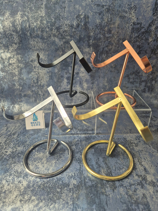 Metal Stand Crystal Display Base for Decoration