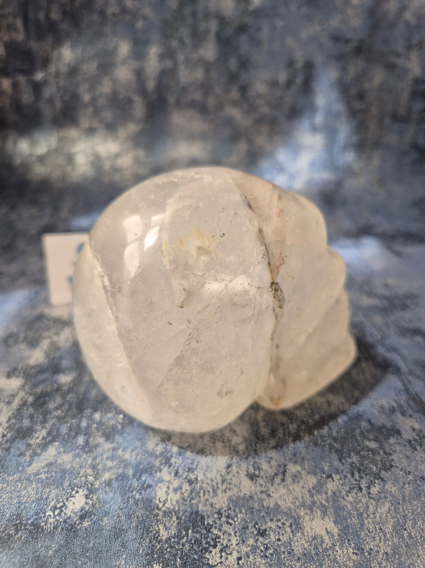Blue Tara with Mosaic Calcite Skull