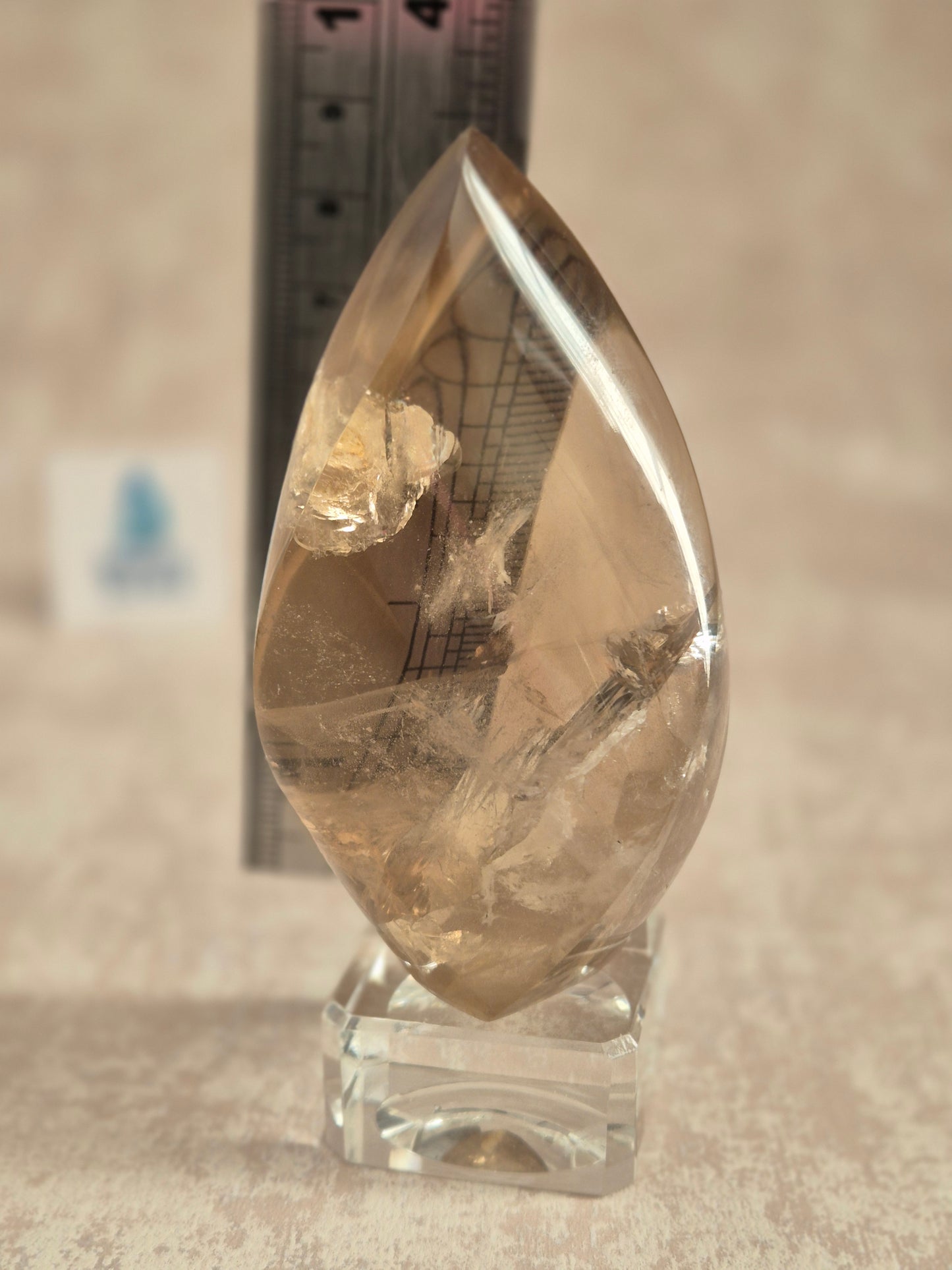 High Grade Citrine Flame