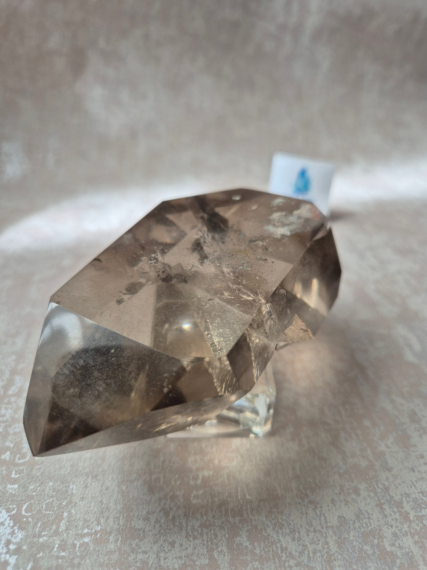 Double Terminated Citrine with Phantom and Lodolite Inclusions 379 g