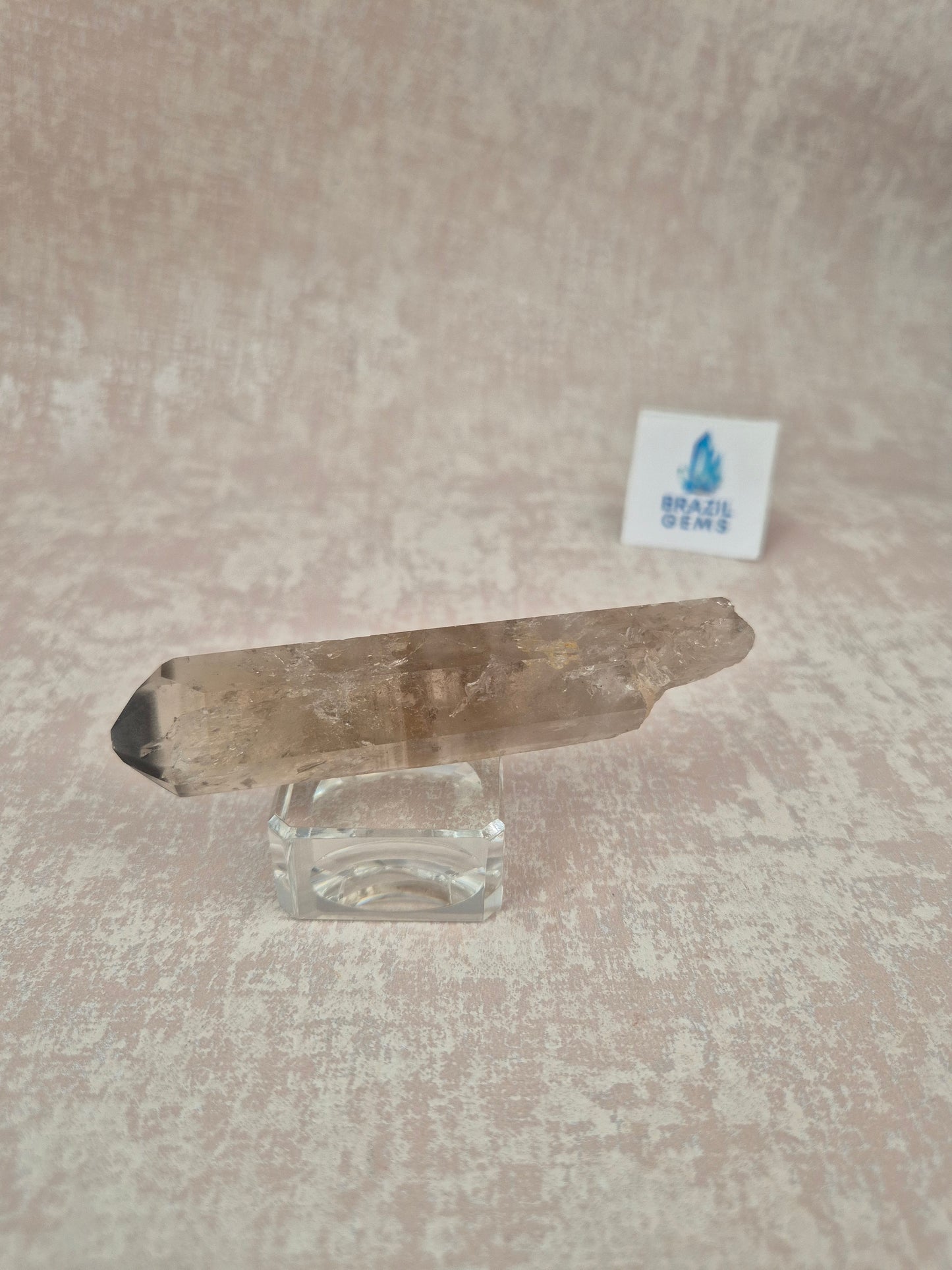 Black Phantom Citrine Lemurian Quartz