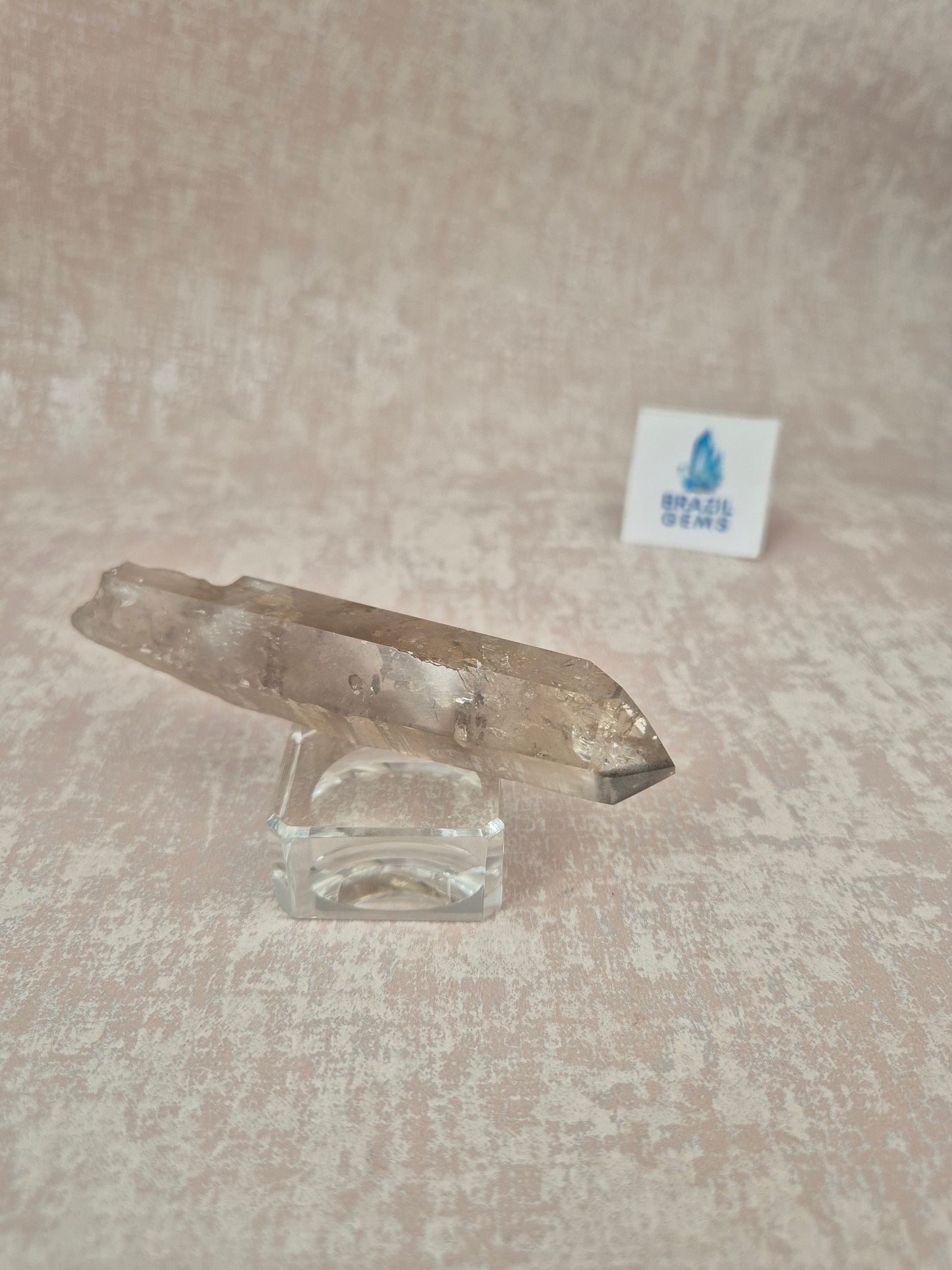 Black Phantom Citrine Lemurian Quartz