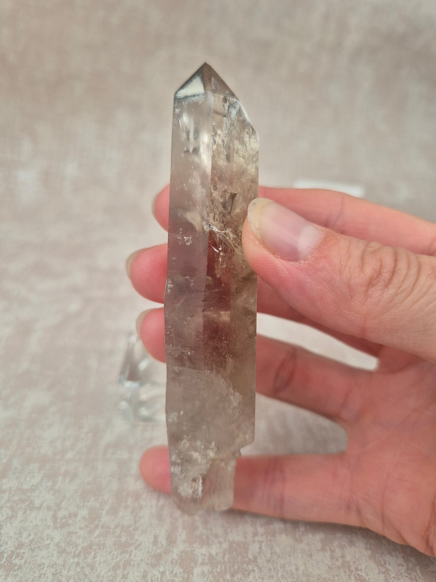 Black Phantom Citrine Lemurian Quartz