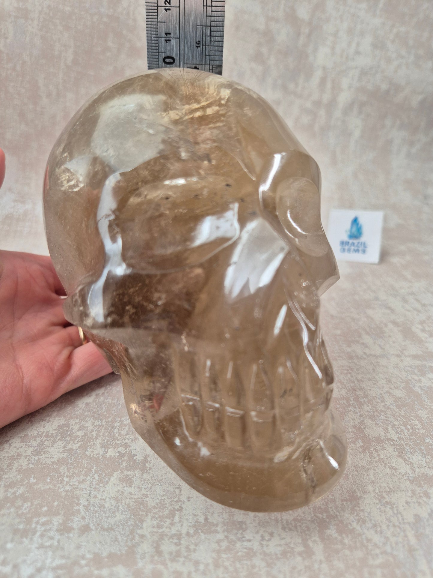Citrine Skull