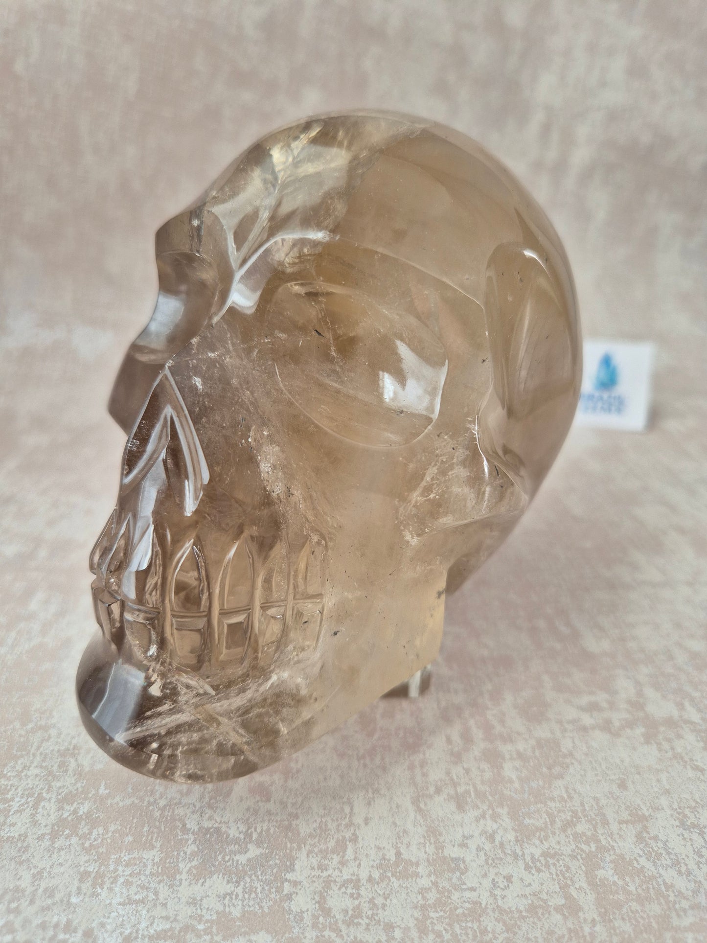 Citrine Skull