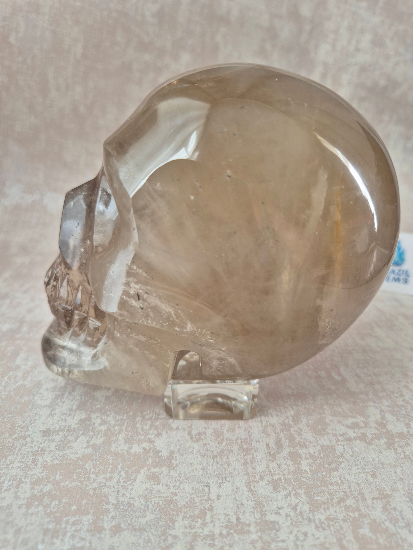Citrine Skull