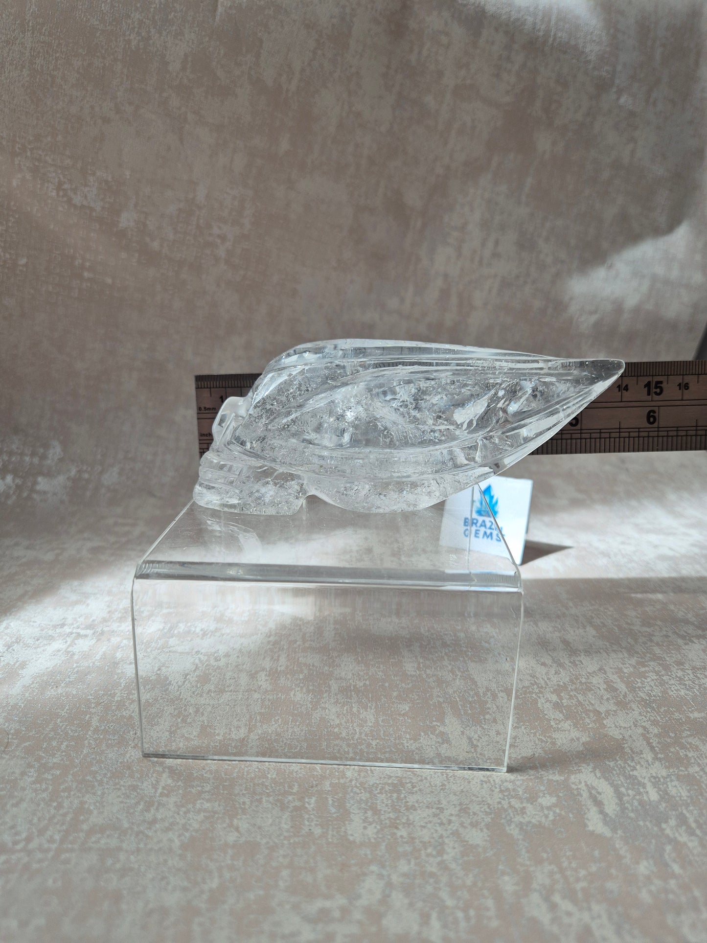 Lemurian Quartz Traveller Skull