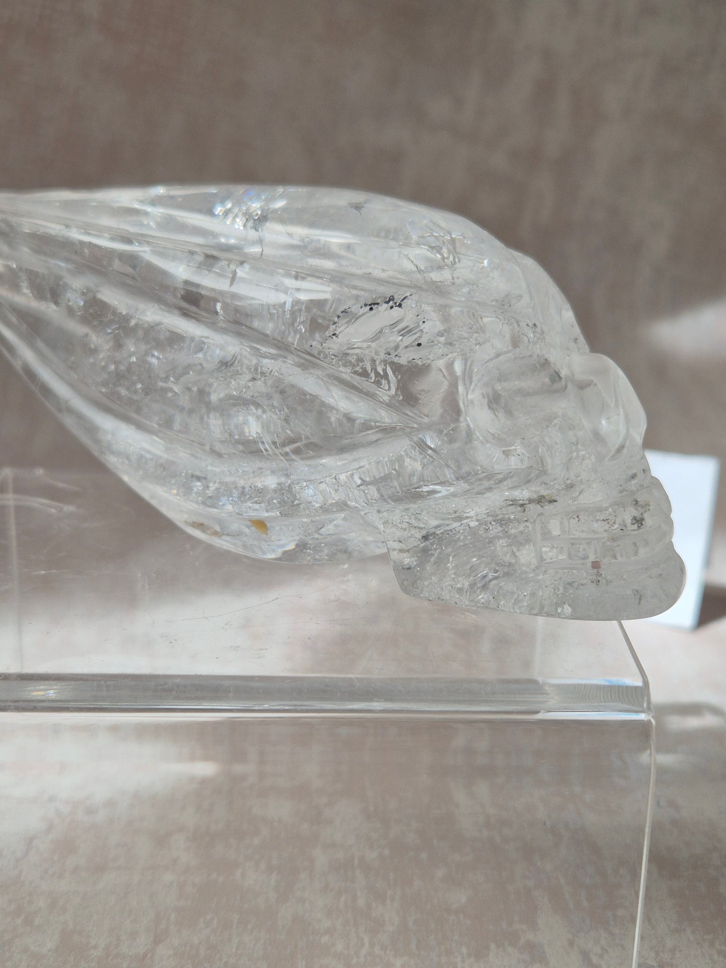 Lemurian Quartz Traveller Skull
