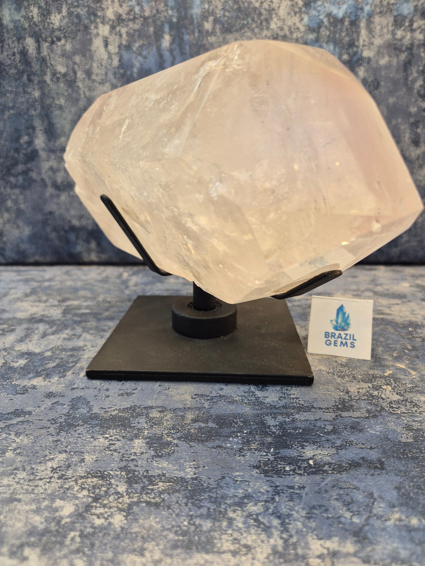 Natural DT Lithium Quartz on stand