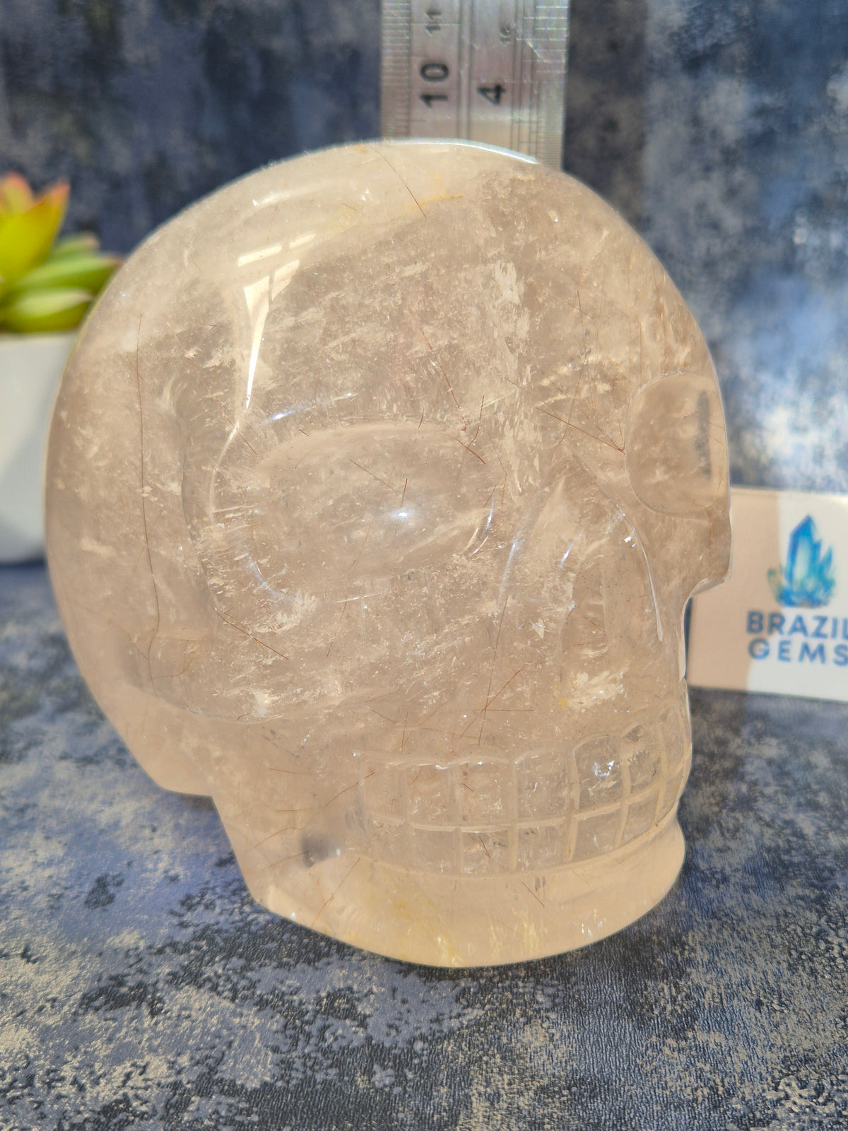 Copper Rutile Skull