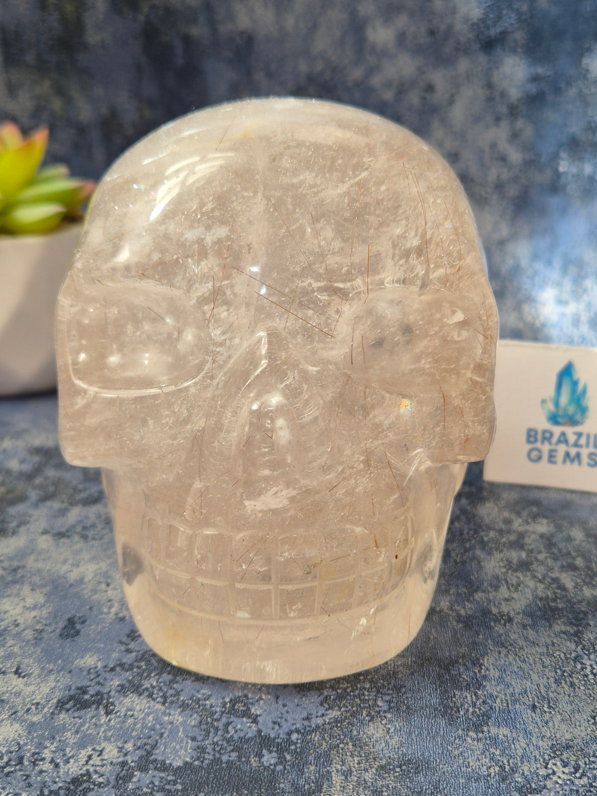 Copper Rutile Skull