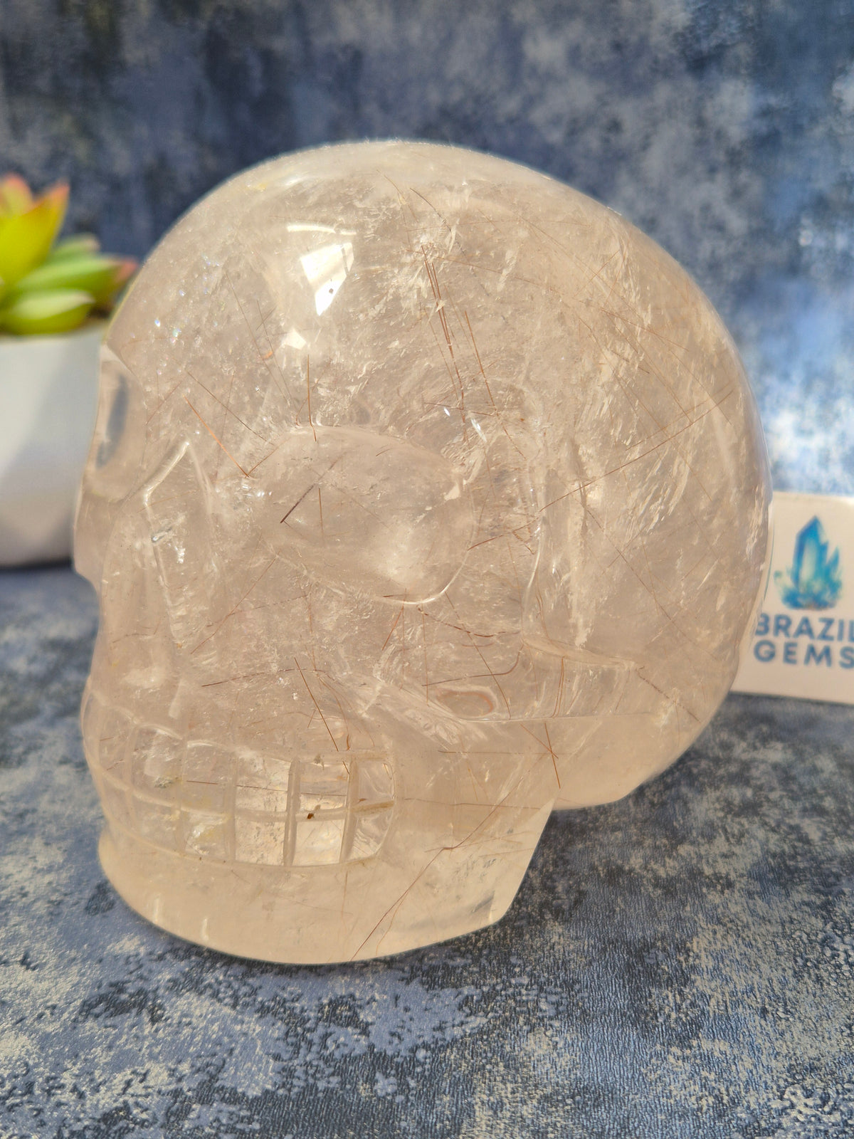 Copper Rutile Skull