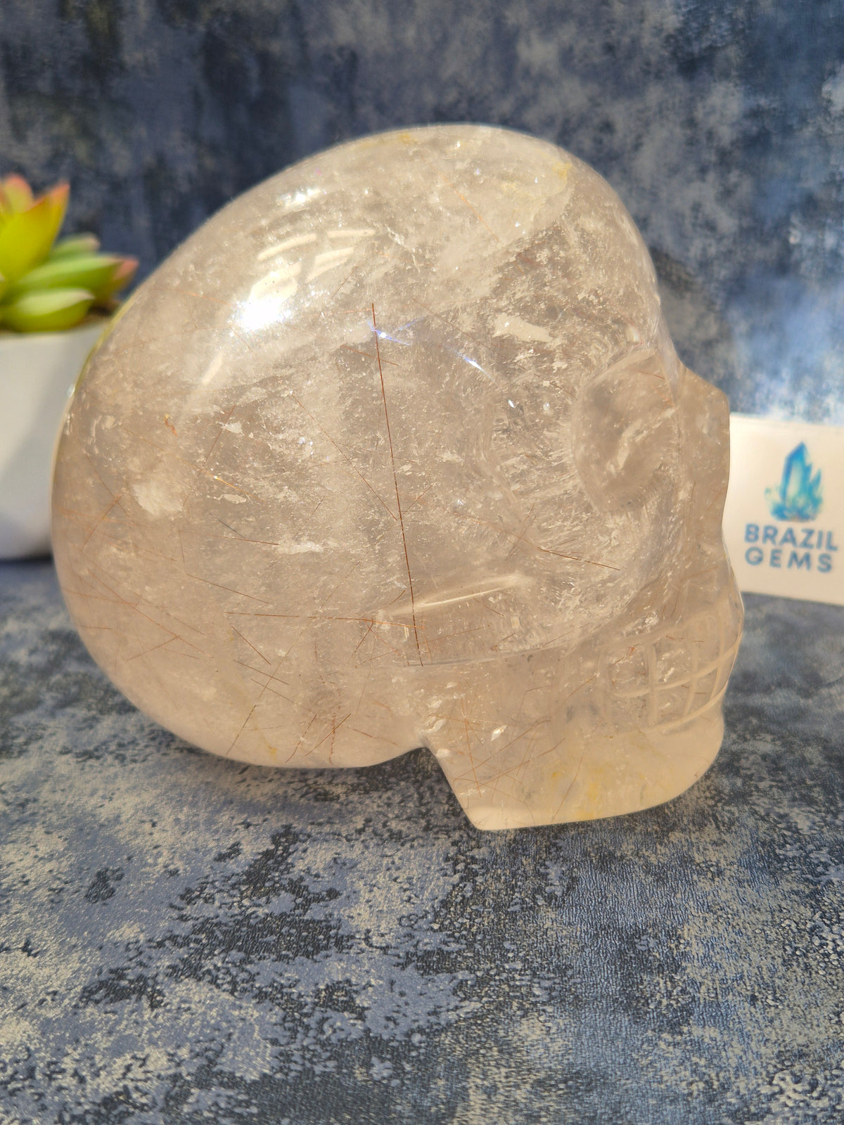 Copper Rutile Skull
