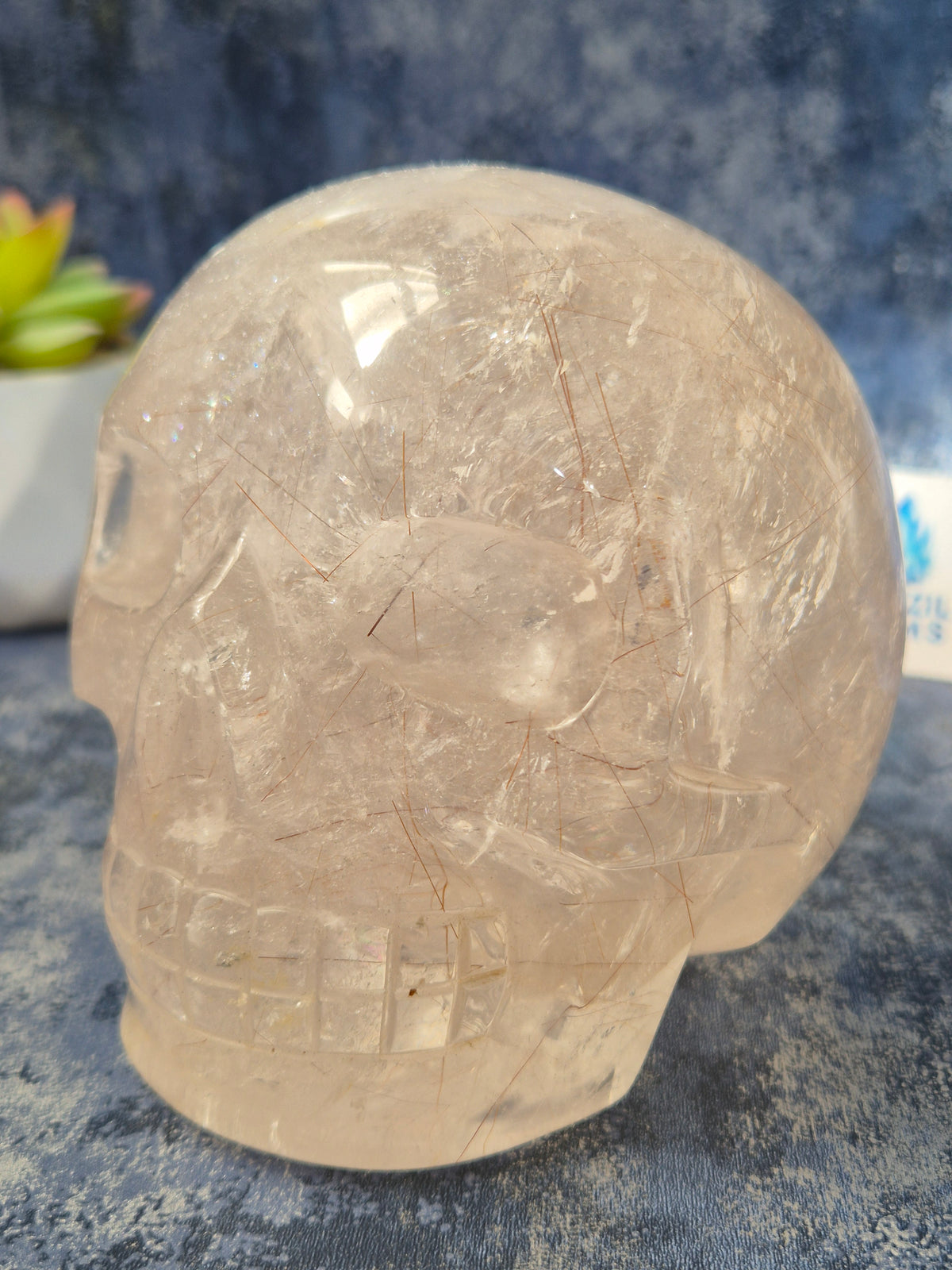 Copper Rutile Skull